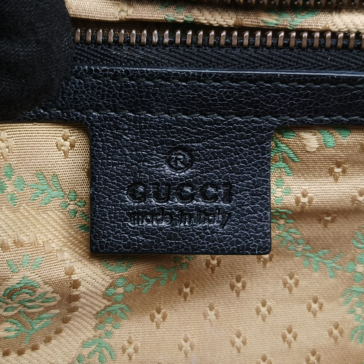 Pre-owned Gucci Ottilia Black×Multicolour Leather×snakeskin 488712 handbag | stylenewstar