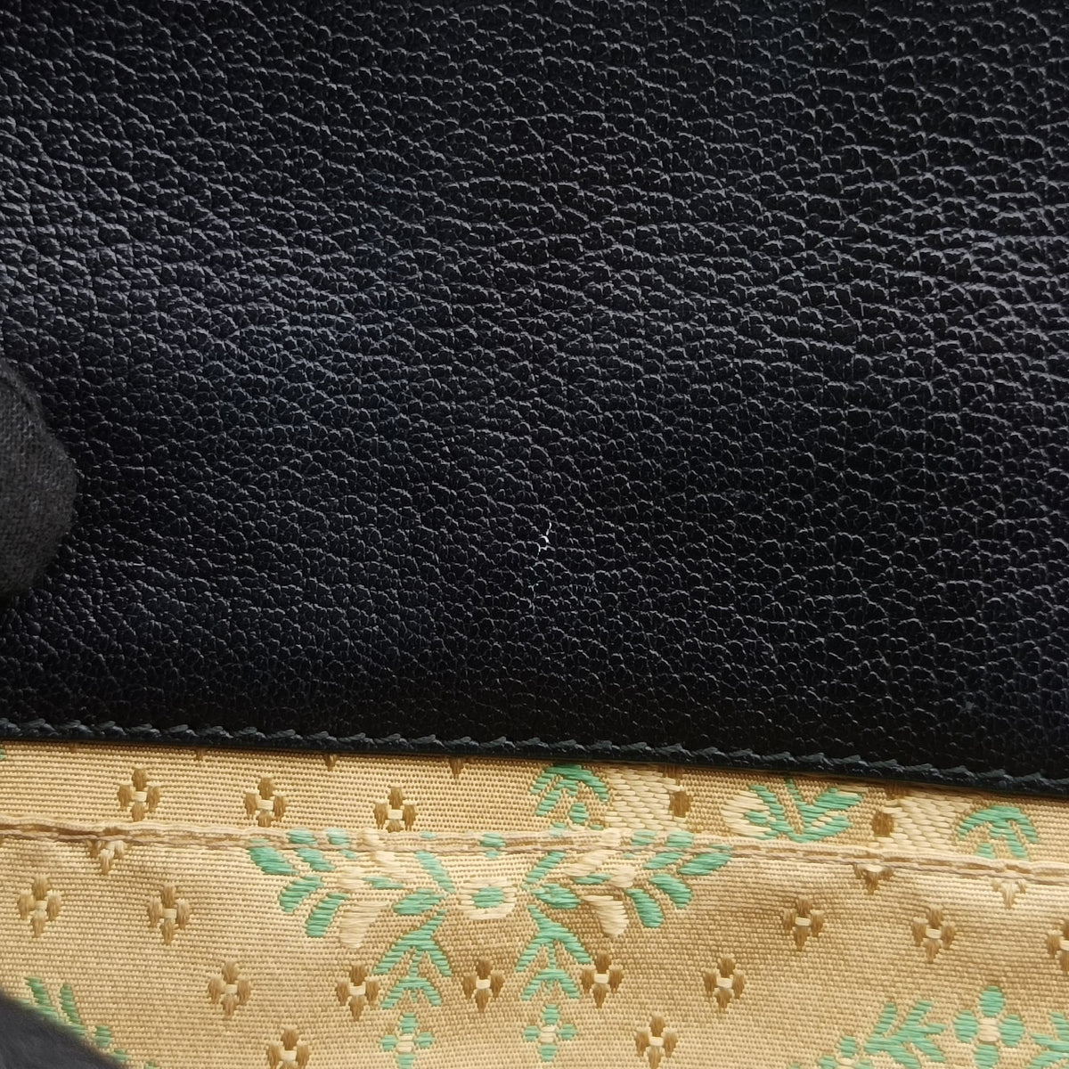 Pre-owned Gucci Ottilia Black×Multicolour Leather×snakeskin 488712 handbag | stylenewstar