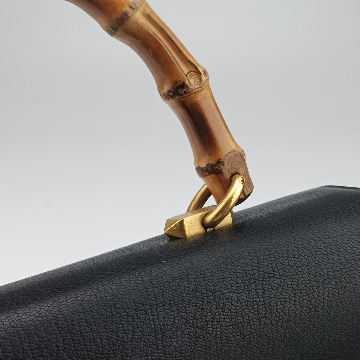 Pre-owned Gucci Ottilia Black×Multicolour Leather×snakeskin 488712 handbag | stylenewstar