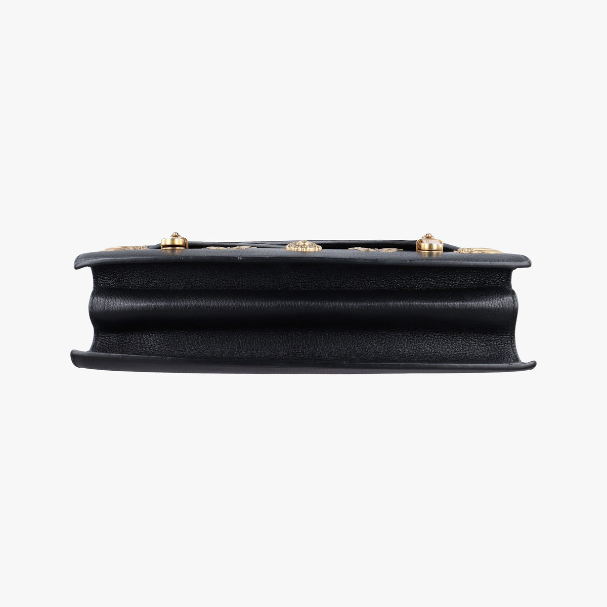 Pre-owned Gucci Ottilia Black×Multicolour Leather×snakeskin 488712 handbag | stylenewstar