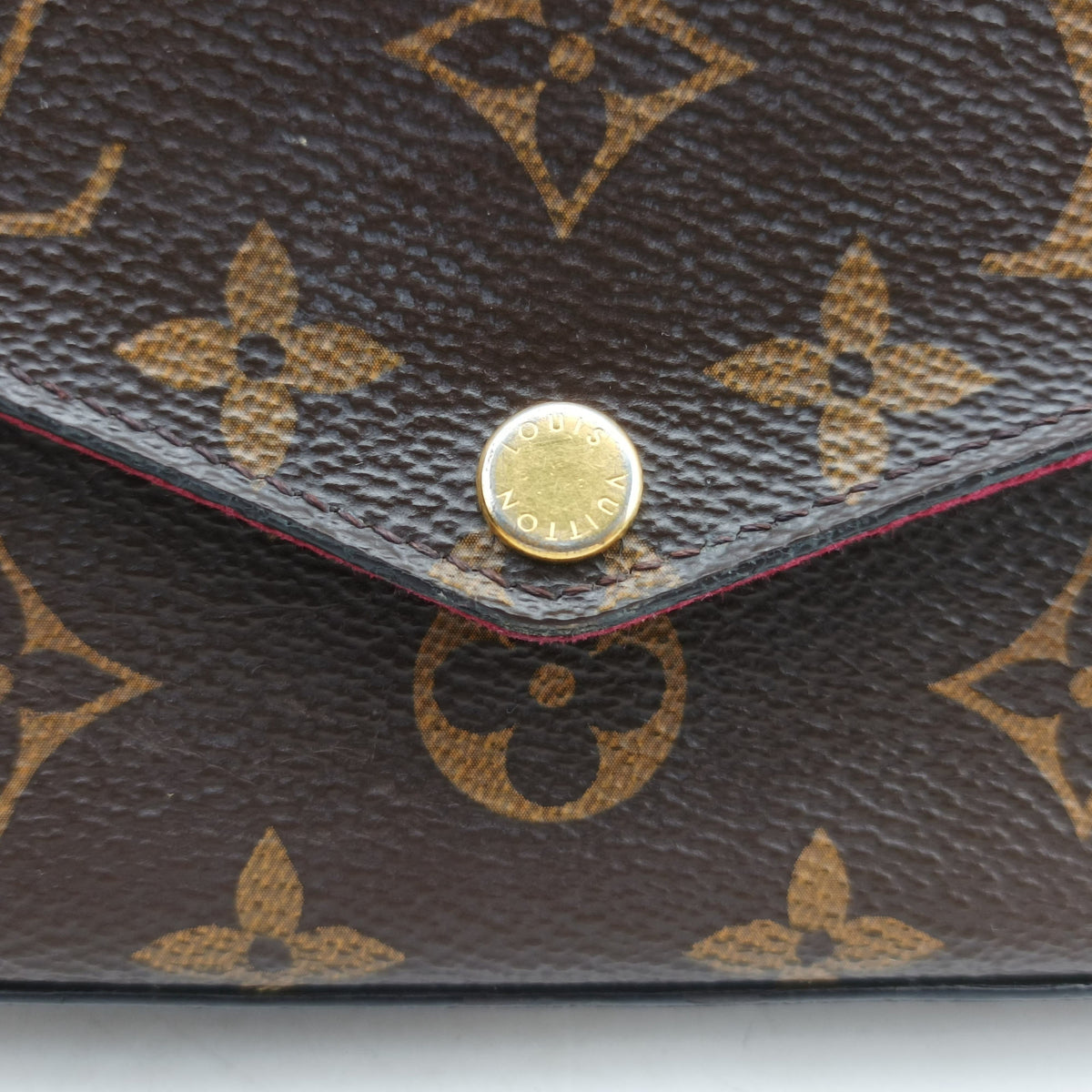Pre-owned Louis Vuitton Pochette Felicie Brown Monogram Canvas M61276 shoulderbag | stylenewstar