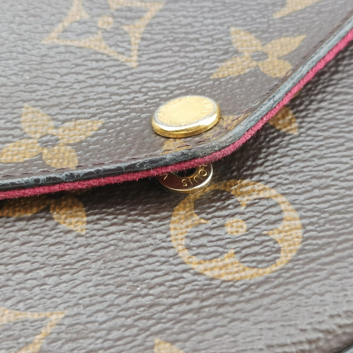 Pre-owned Louis Vuitton Pochette Felicie Brown Monogram Canvas M61276 shoulderbag | stylenewstar