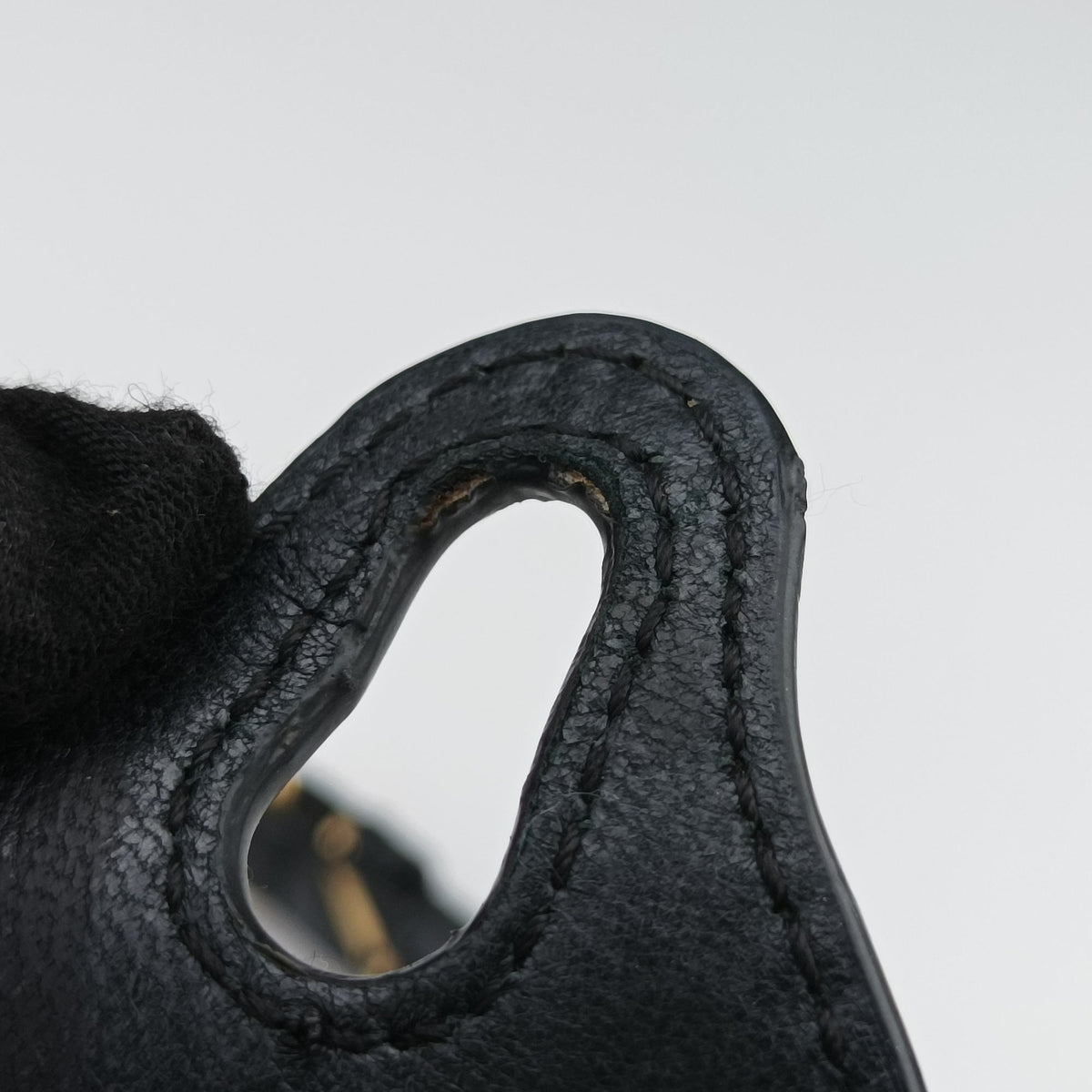 Secondhand Balenciaga Logo Print Box Black Leather  shoulderbag | stylenewstar