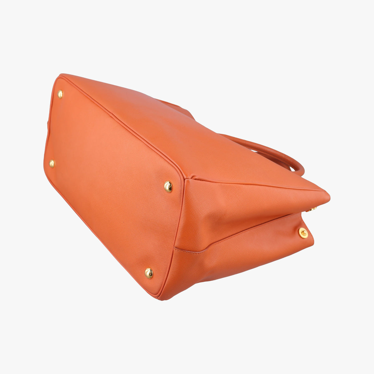 Secondhand Prada Galleria Orange SAFFIANO Leather BN1844 handbag | stylenewstar