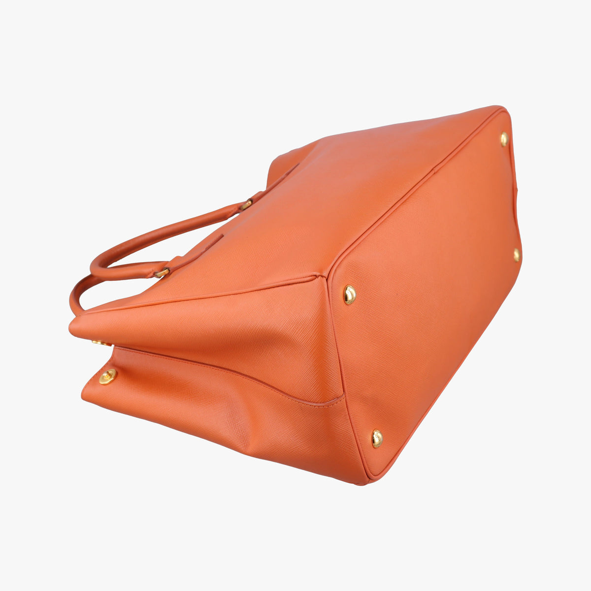 Secondhand Prada Galleria Orange SAFFIANO Leather BN1844 handbag | stylenewstar