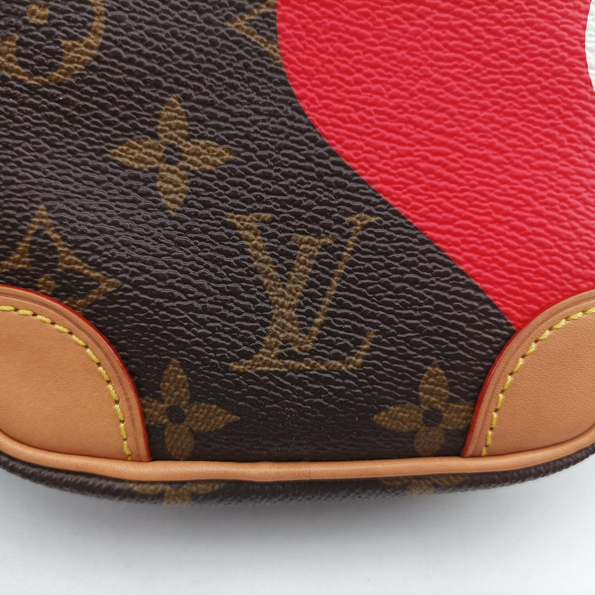 Pre-owned Louis Vuitton Game on Heart Paname Set brown×multi Monogram Canvas M57450 shoulderbag | stylenewstar