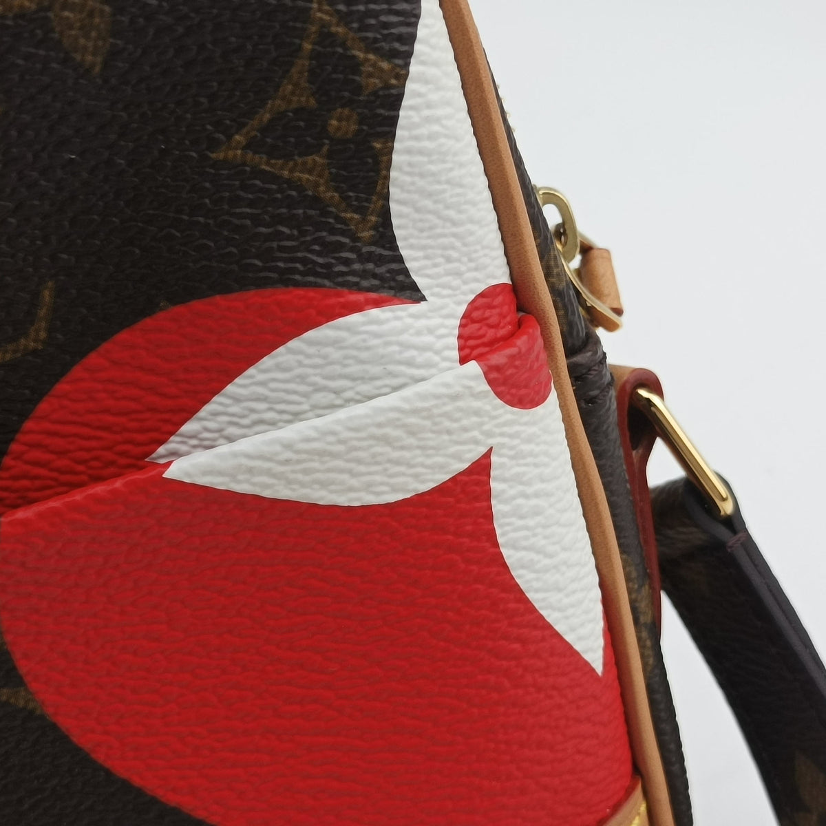 Pre-owned Louis Vuitton Game on Heart Paname Set brown×multi Monogram Canvas M57450 shoulderbag | stylenewstar