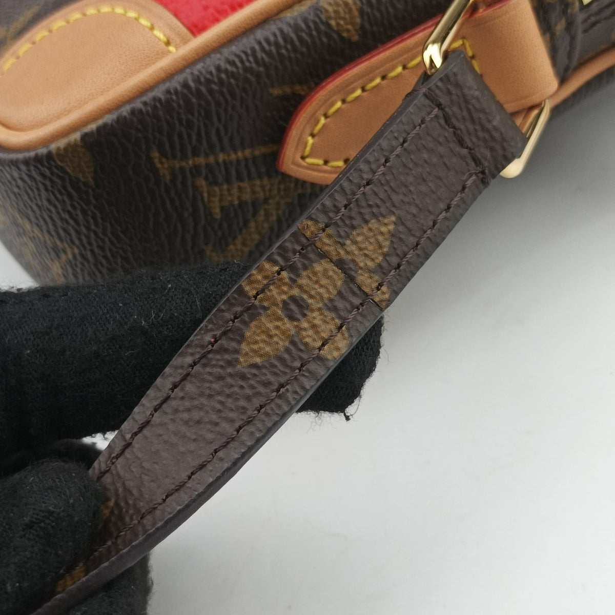 Pre-owned Louis Vuitton Game on Heart Paname Set brown×multi Monogram Canvas M57450 shoulderbag | stylenewstar