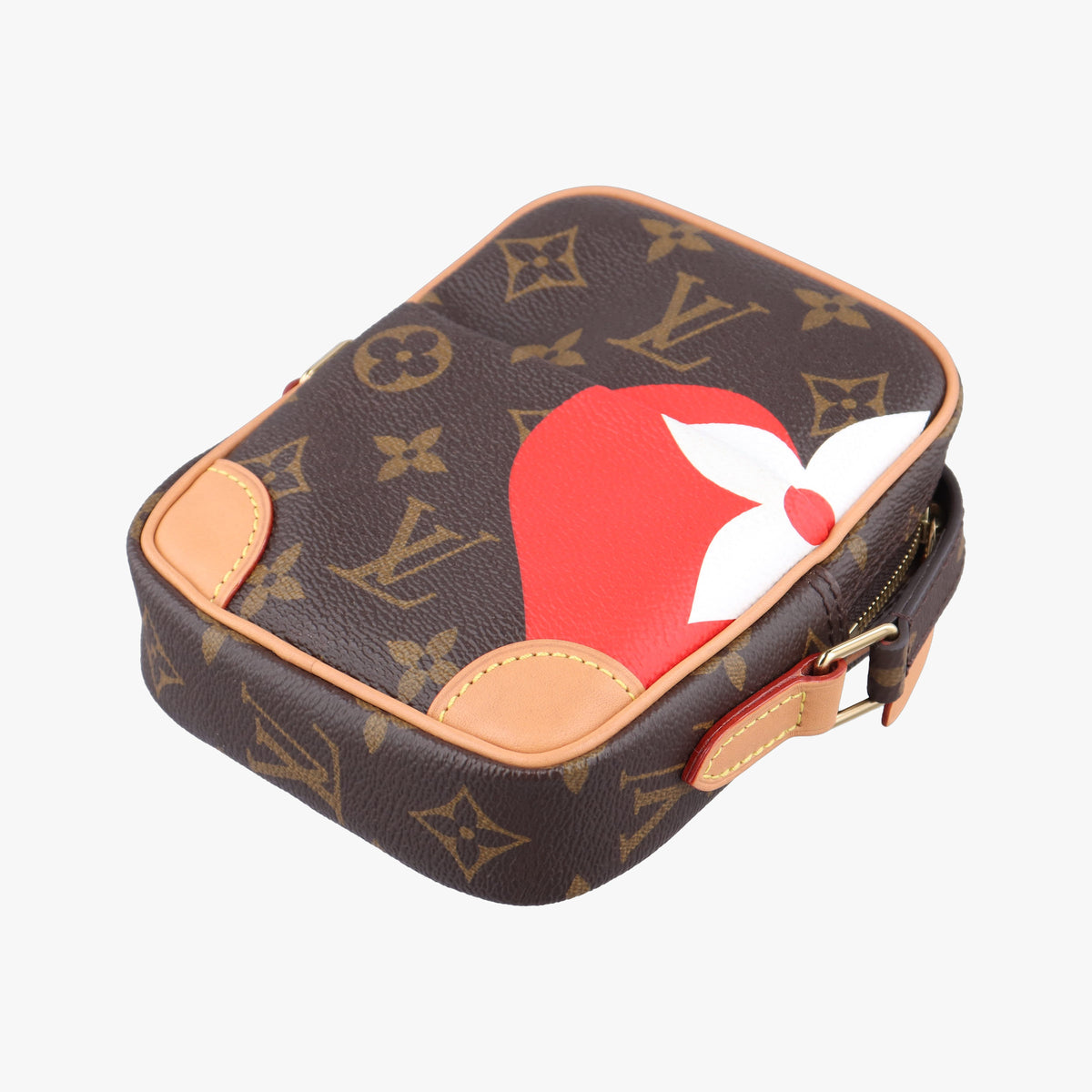 Pre-owned Louis Vuitton Game on Heart Paname Set brown×multi Monogram Canvas M57450 shoulderbag | stylenewstar