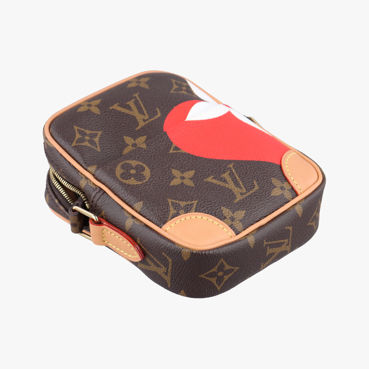 Pre-owned Louis Vuitton Game on Heart Paname Set brown×multi Monogram Canvas M57450 shoulderbag | stylenewstar