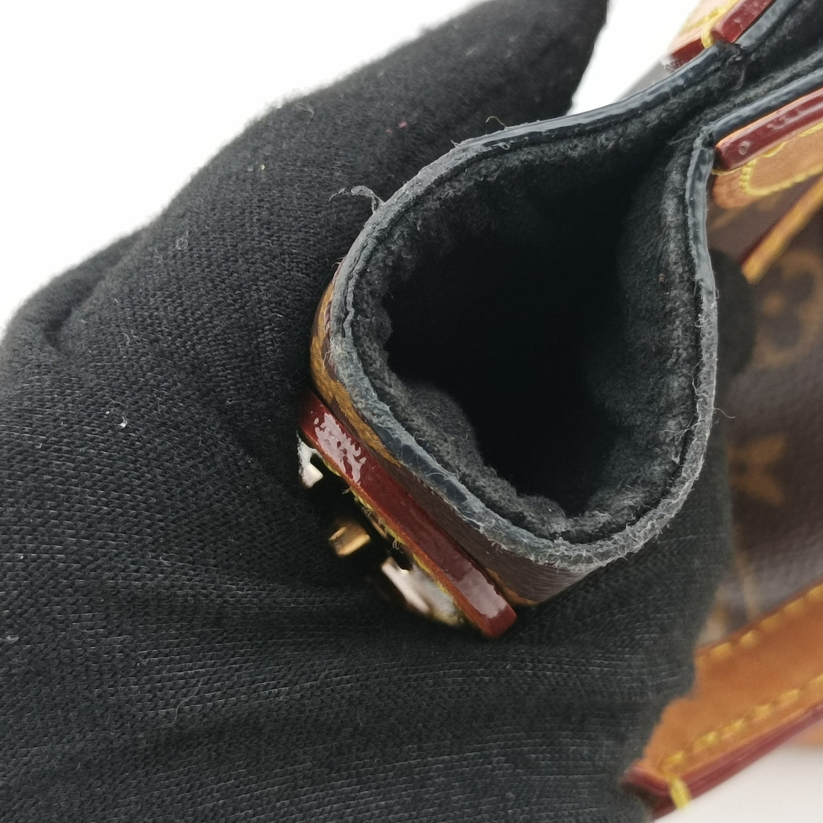 Pre-owned Louis Vuitton DUFFLE brown Monogram Canvas M43587 shoulderbag | stylenewstar