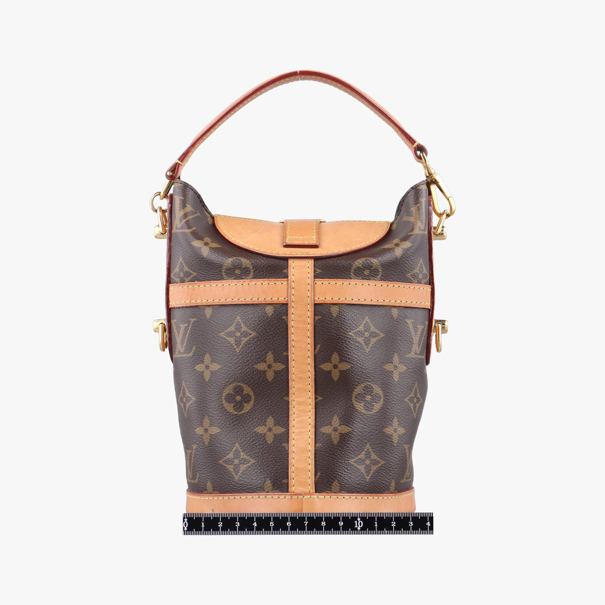 Pre-owned Louis Vuitton DUFFLE brown Monogram Canvas M43587 shoulderbag | stylenewstar
