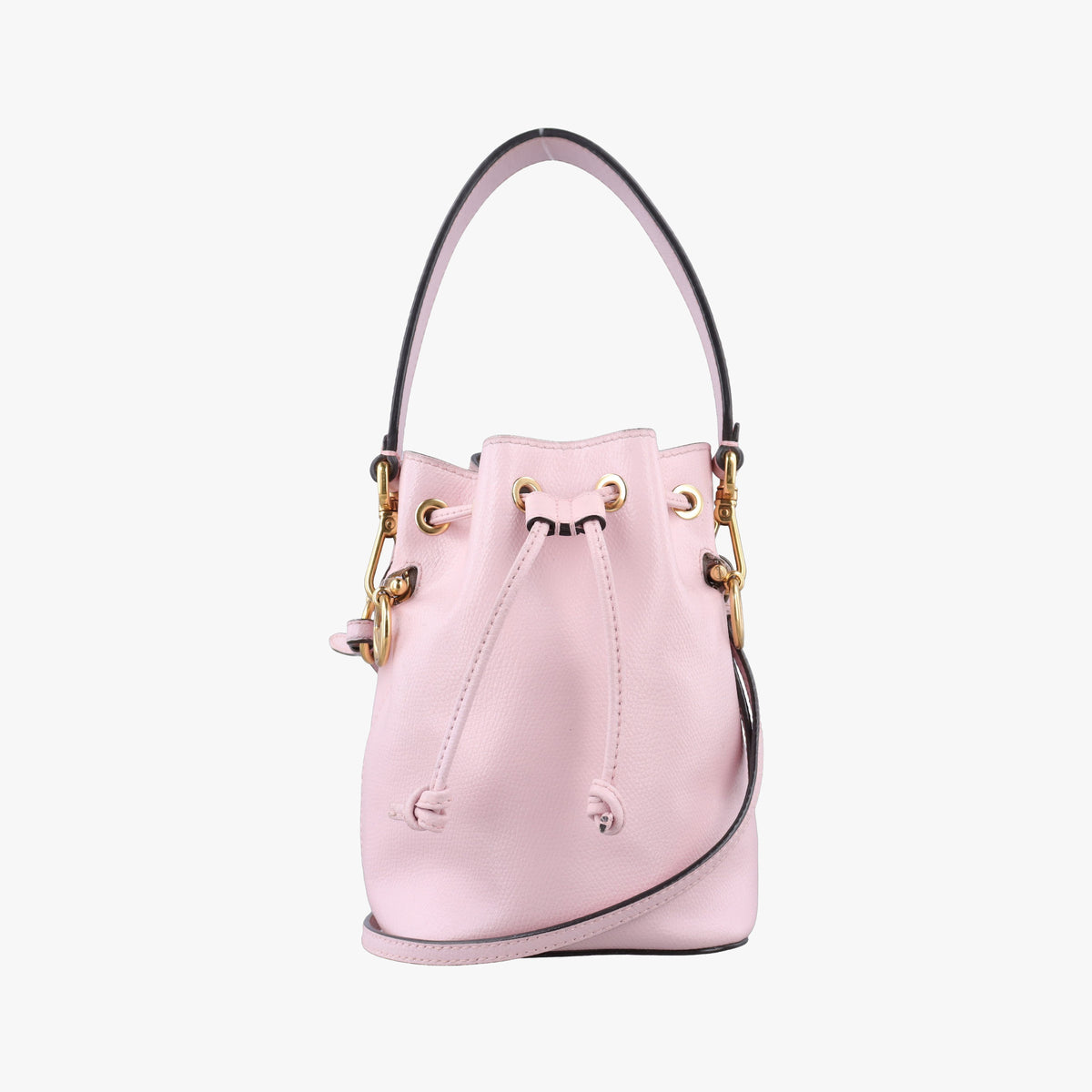 Secondhand Fendi Mon Tresor Mini Bucket Pink Leather 8BS010 shoulderbag | stylenewstar