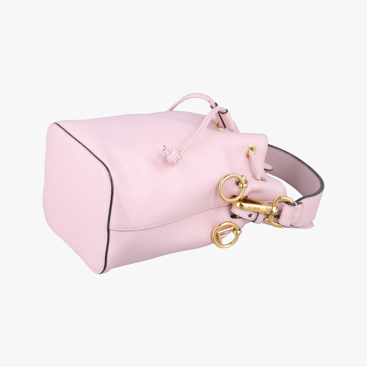 Secondhand Fendi Mon Tresor Mini Bucket Pink Leather 8BS010 shoulderbag | stylenewstar