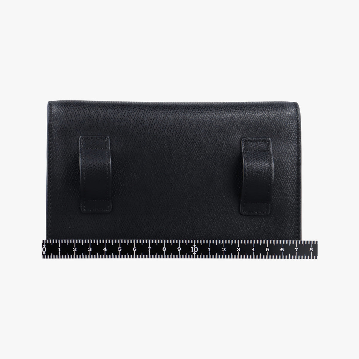 Pre-owned Fendi F is Black Leather 8BM005 shoulderbag | stylenewstar