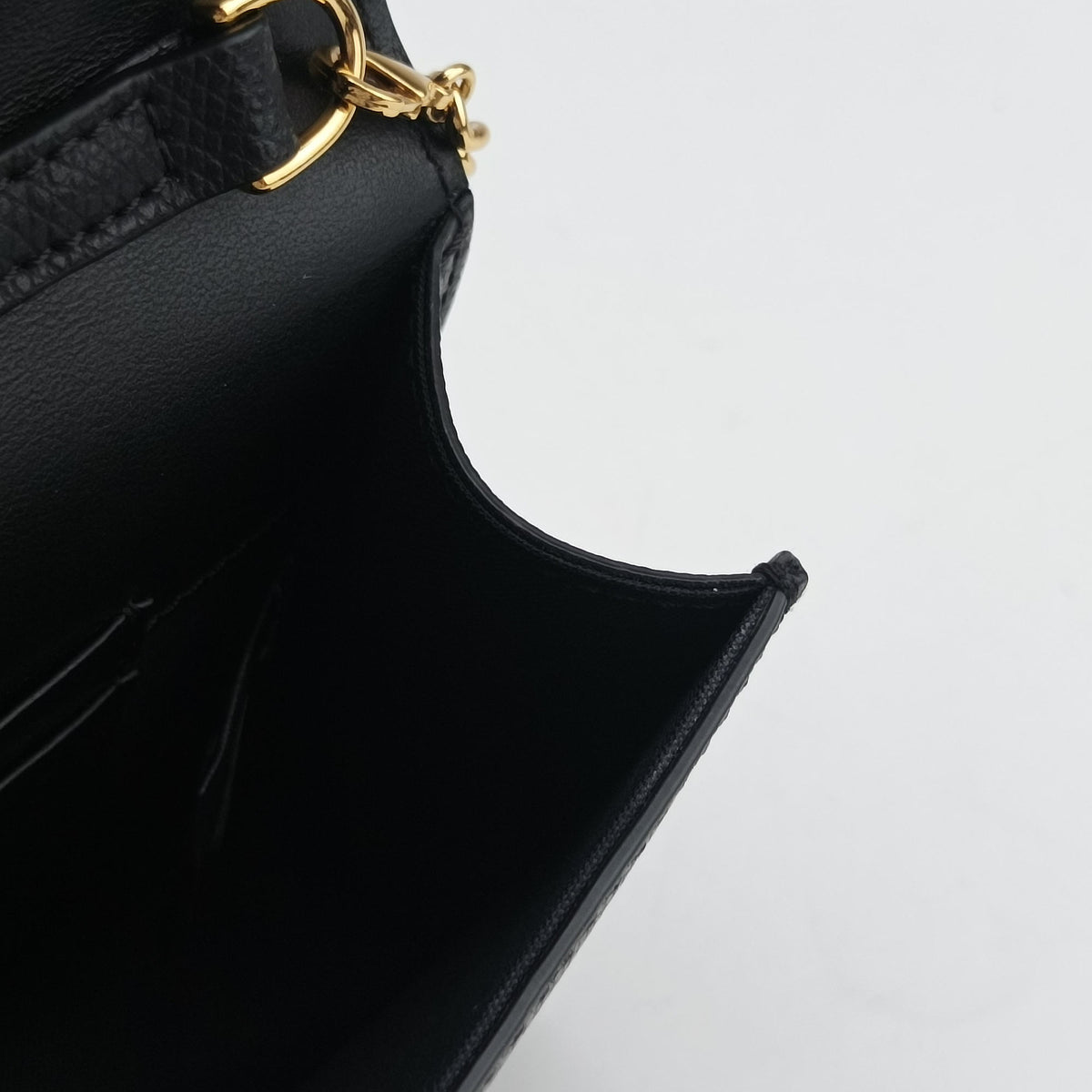 Pre-owned Fendi F is Black Leather 8BM005 shoulderbag | stylenewstar