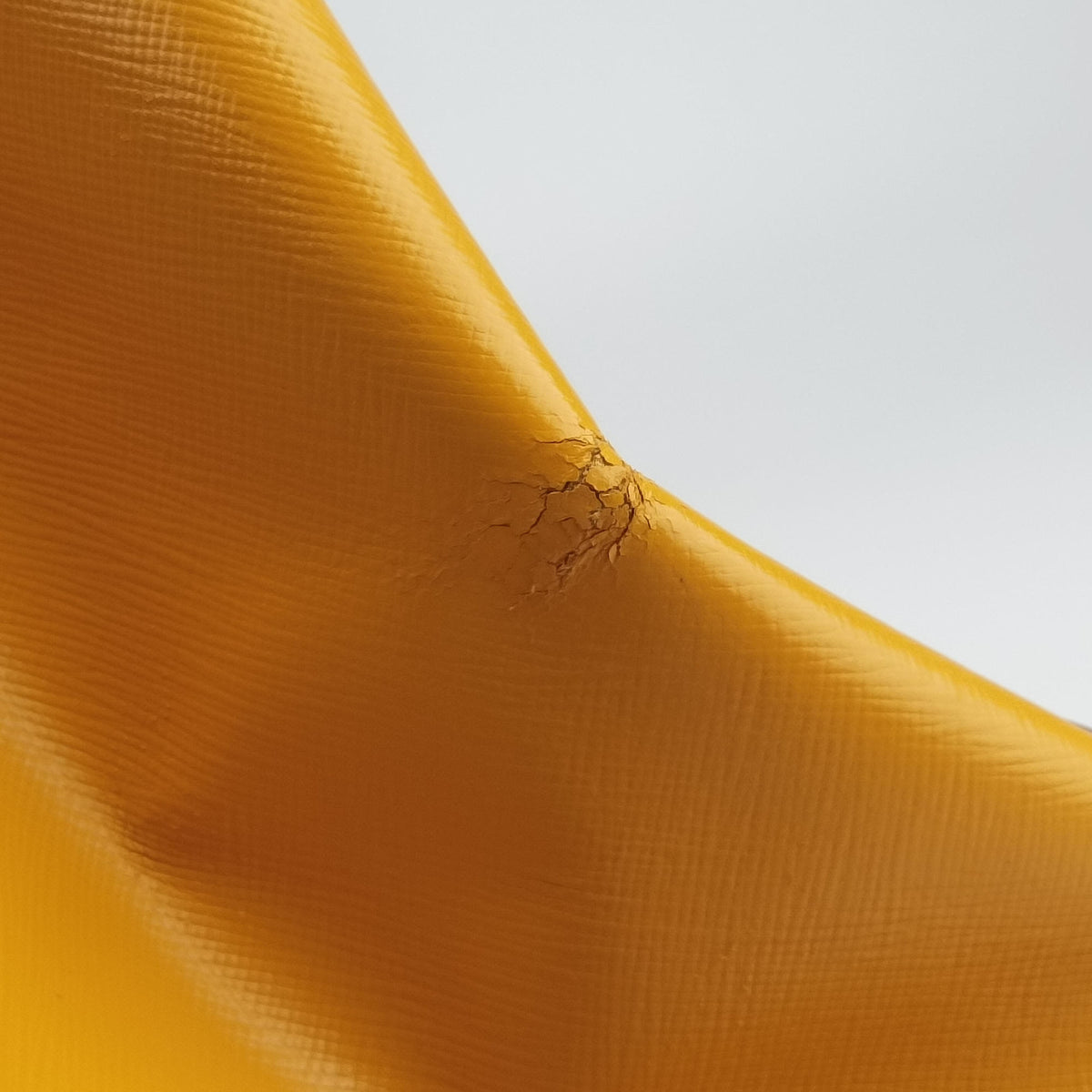 Pre-owned Prada Triangle logo Orange x Yellow Saffiano leather  handbag | stylenewstar