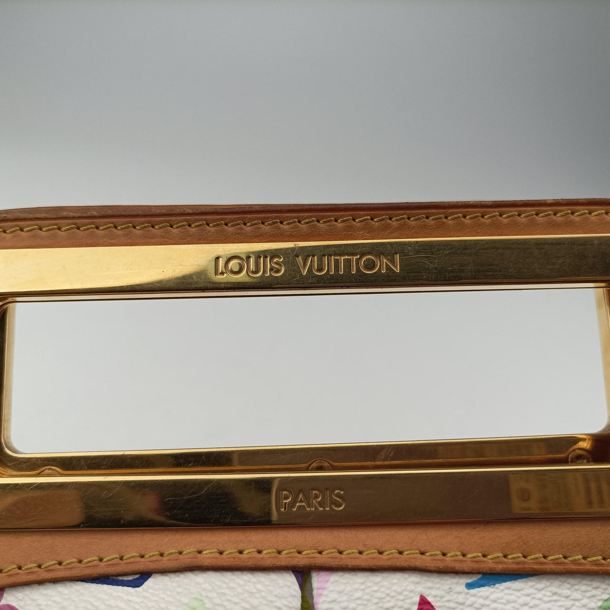 Secondhand Louis Vuitton JUDY MM white Monogram Multicolor M40255 shoulderbag | stylenewstar