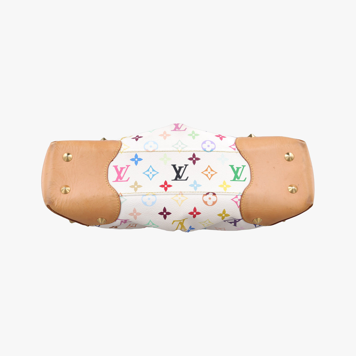 Secondhand Louis Vuitton JUDY MM white Monogram Multicolor M40255 shoulderbag | stylenewstar