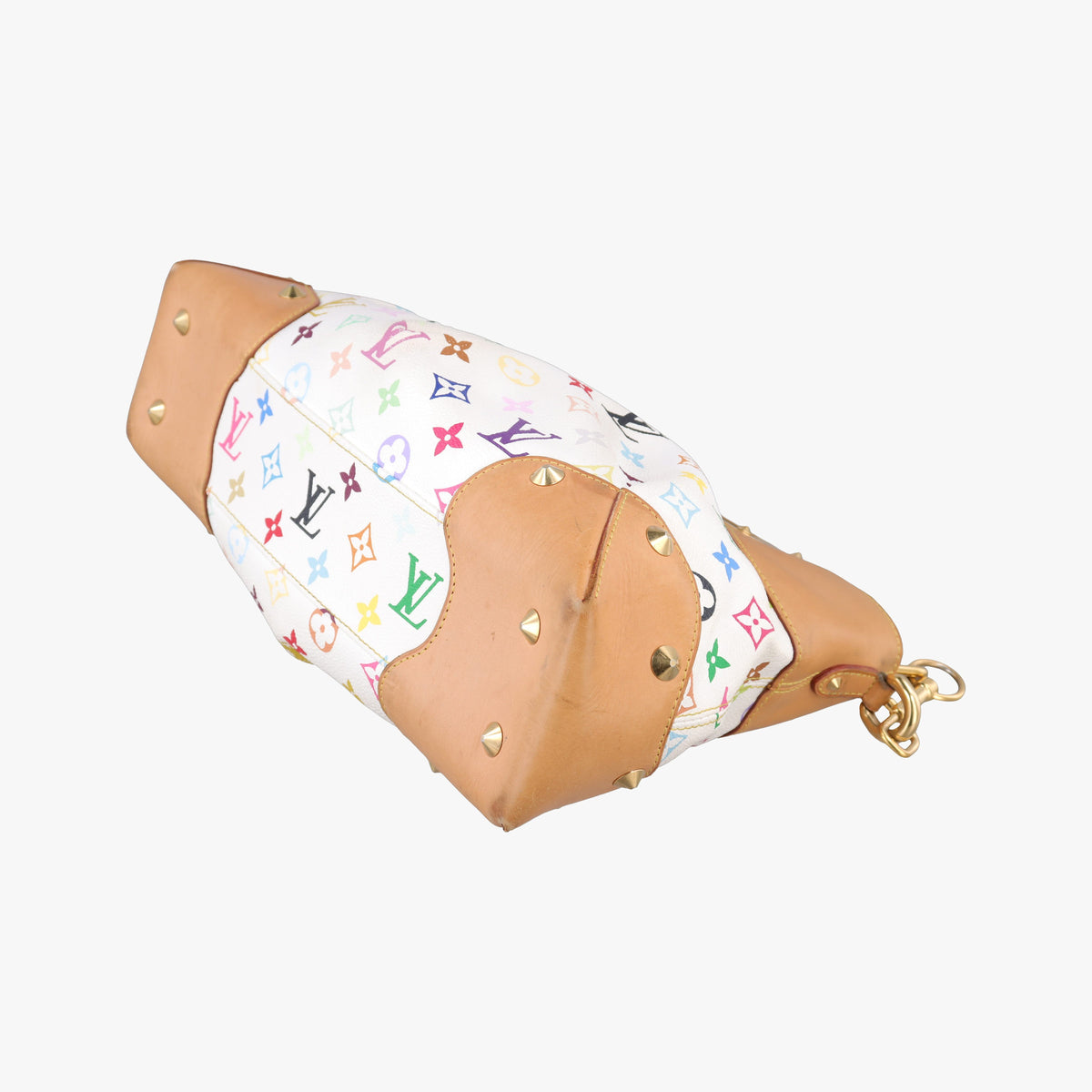 Secondhand Louis Vuitton JUDY MM white Monogram Multicolor M40255 shoulderbag | stylenewstar
