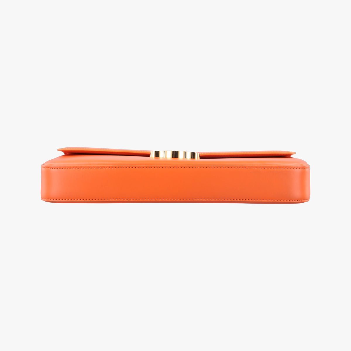 Secondhand Celine Chain Claude Triomphe Orange Leather  shoulderbag | stylenewstar