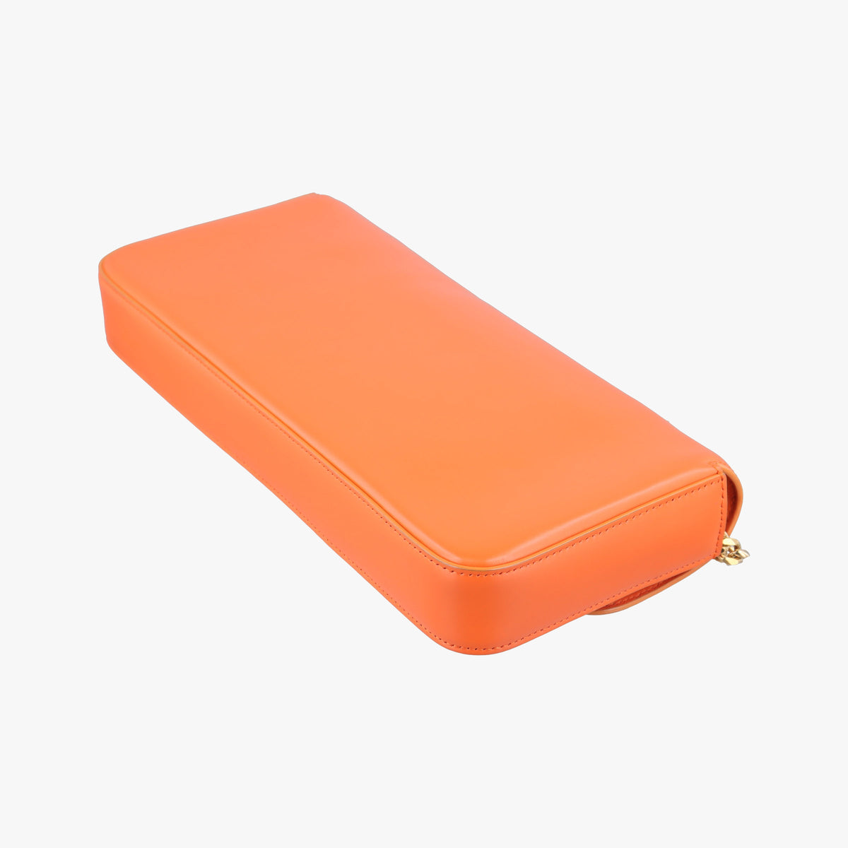 Secondhand Celine Chain Claude Triomphe Orange Leather  shoulderbag | stylenewstar