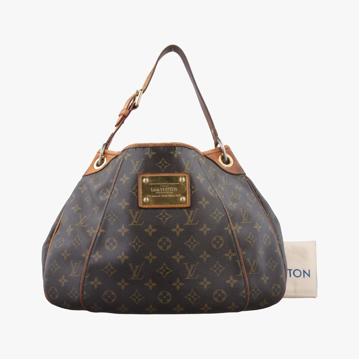 Secondhand Louis Vuitton GALLIERA PM Brown Monogram Canvas M56382 shoulderbag | stylenewstar