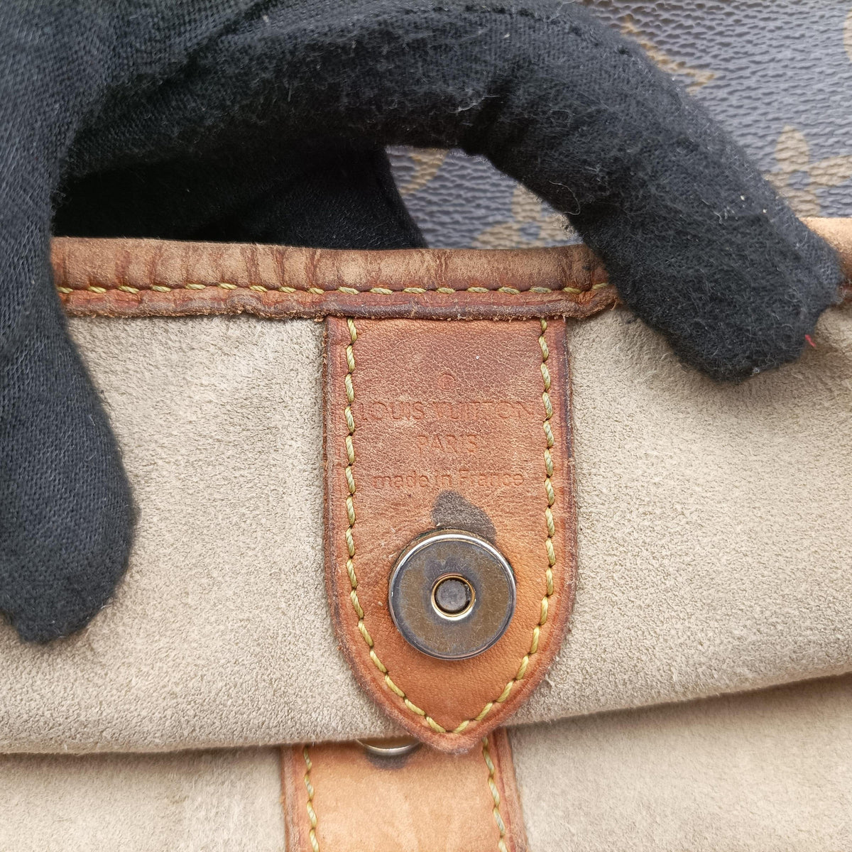 Secondhand Louis Vuitton GALLIERA PM Brown Monogram Canvas M56382 shoulderbag | stylenewstar