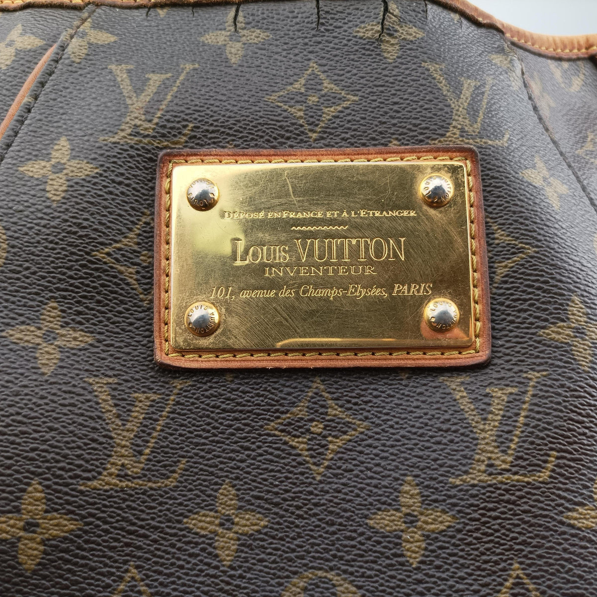 Secondhand Louis Vuitton GALLIERA PM Brown Monogram Canvas M56382 shoulderbag | stylenewstar