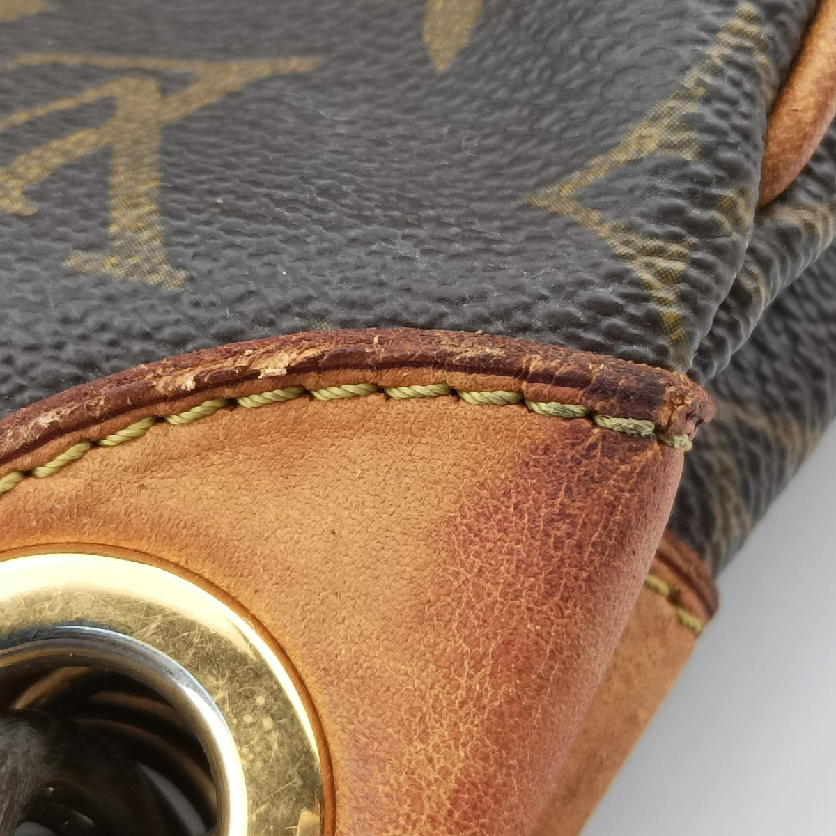 Secondhand Louis Vuitton GALLIERA PM Brown Monogram Canvas M56382 shoulderbag | stylenewstar