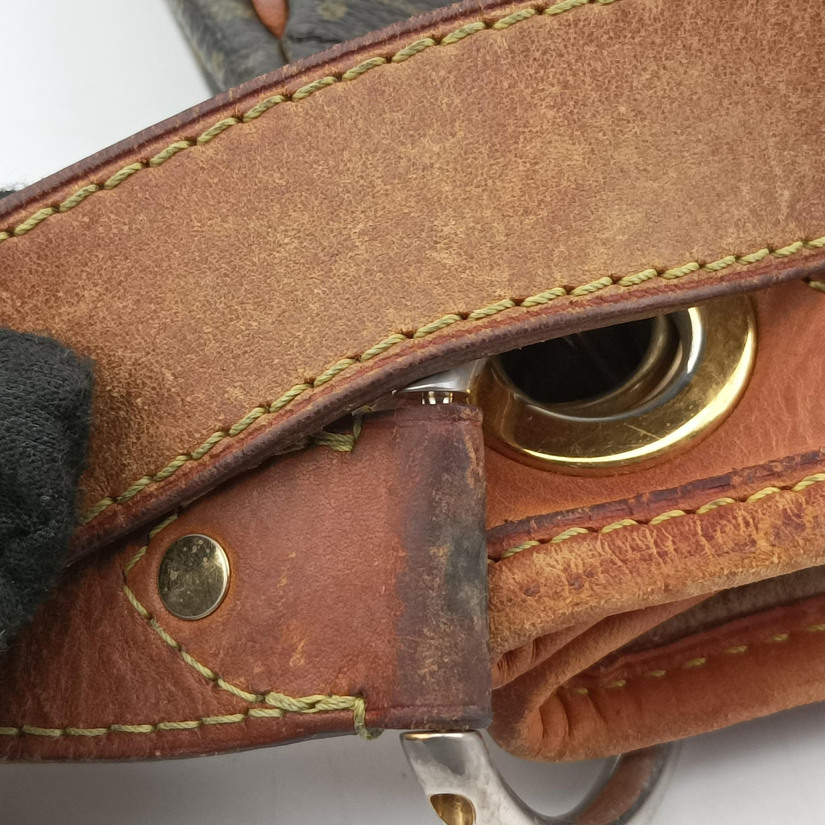 Secondhand Louis Vuitton GALLIERA PM Brown Monogram Canvas M56382 shoulderbag | stylenewstar