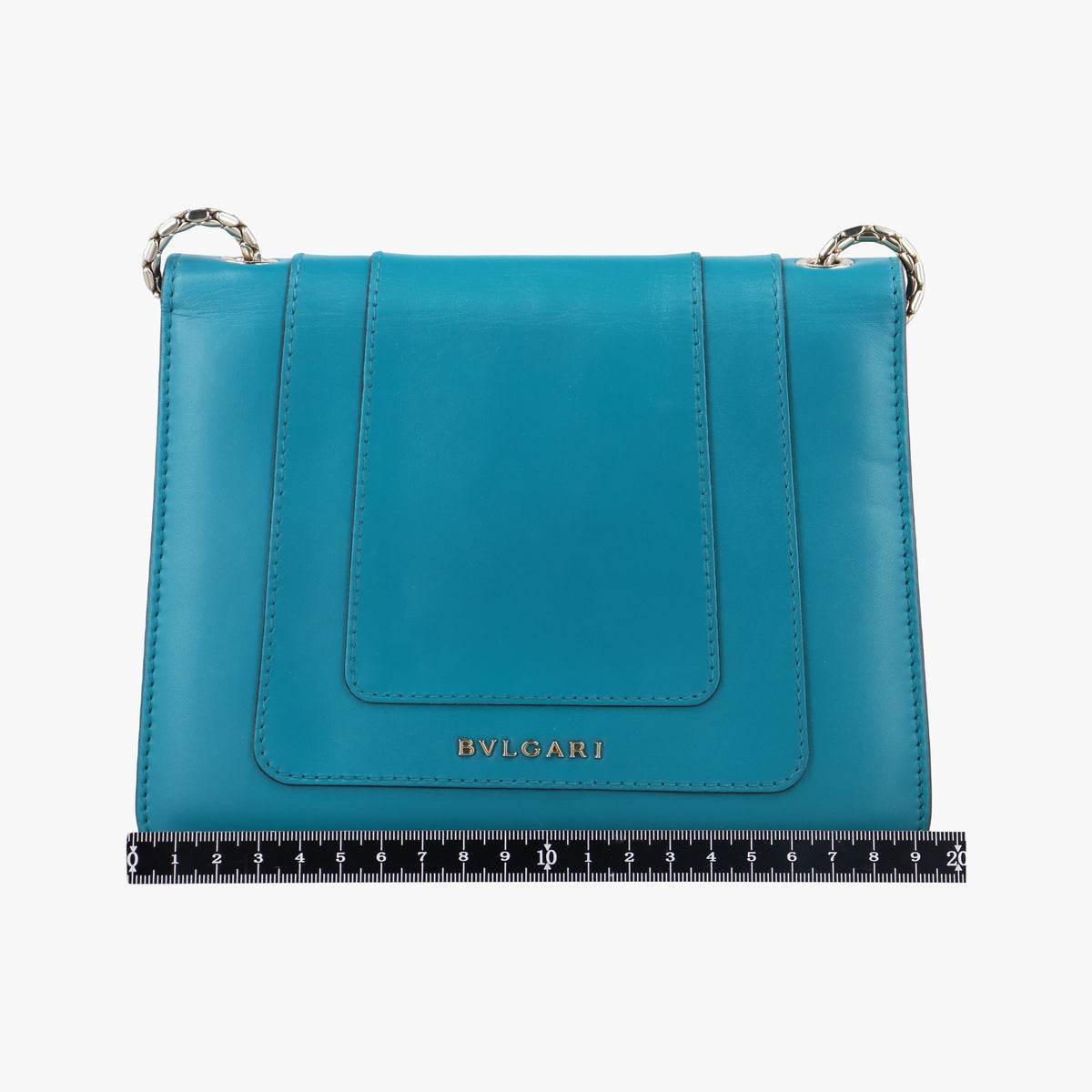 Vintage Bvlgari Serpenti Forever Blue leather  shoulderbag | stylenewstar