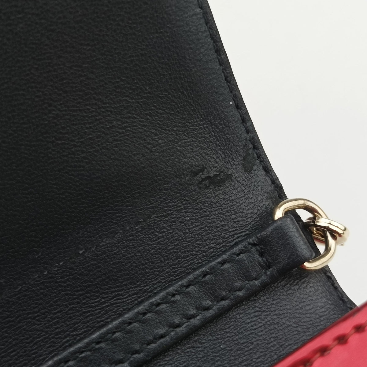 Pre-owned Christian Dior DIORAMA Red Enamel  shoulderbag | stylenewstar