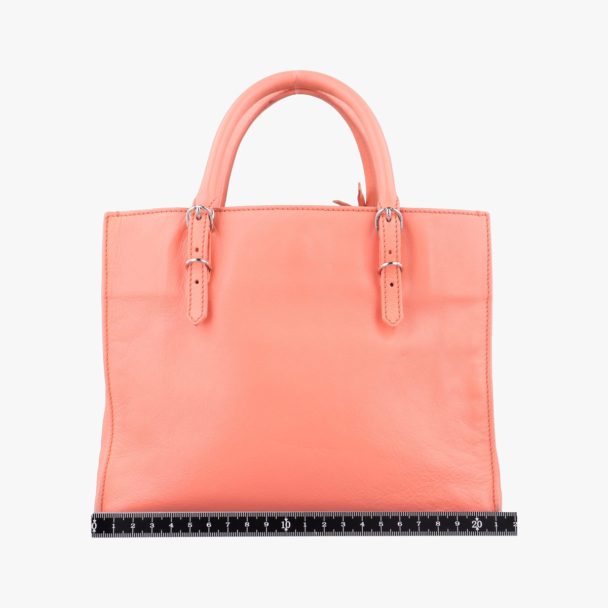Pre-owned Balenciaga Papier A4 Orange Leather 370926 shoulderbag | stylenewstar