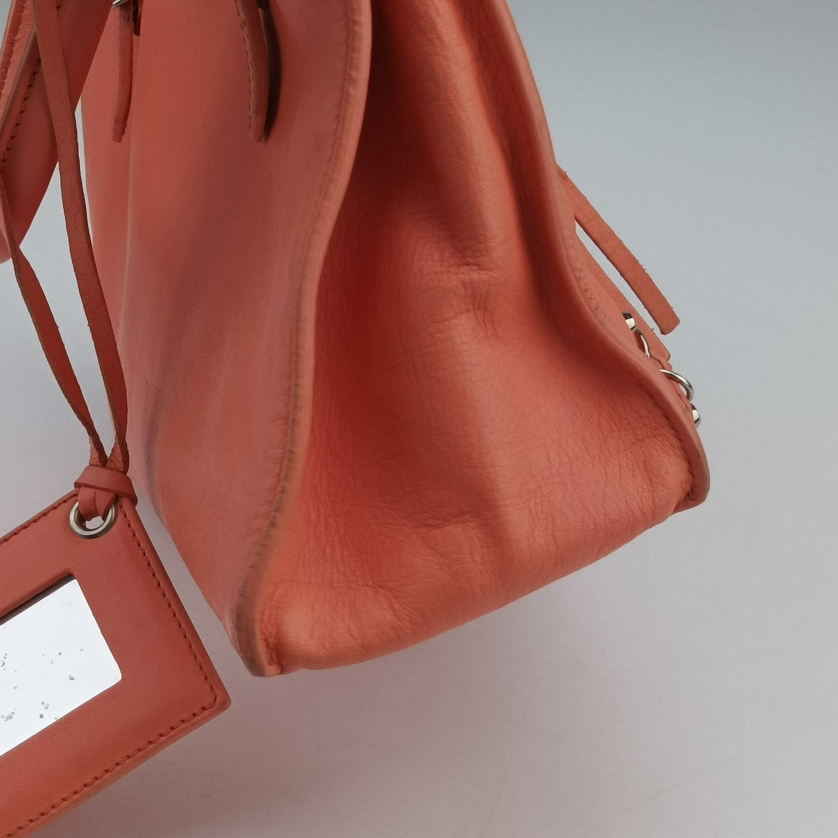Pre-owned Balenciaga Papier A4 Orange Leather 370926 shoulderbag | stylenewstar