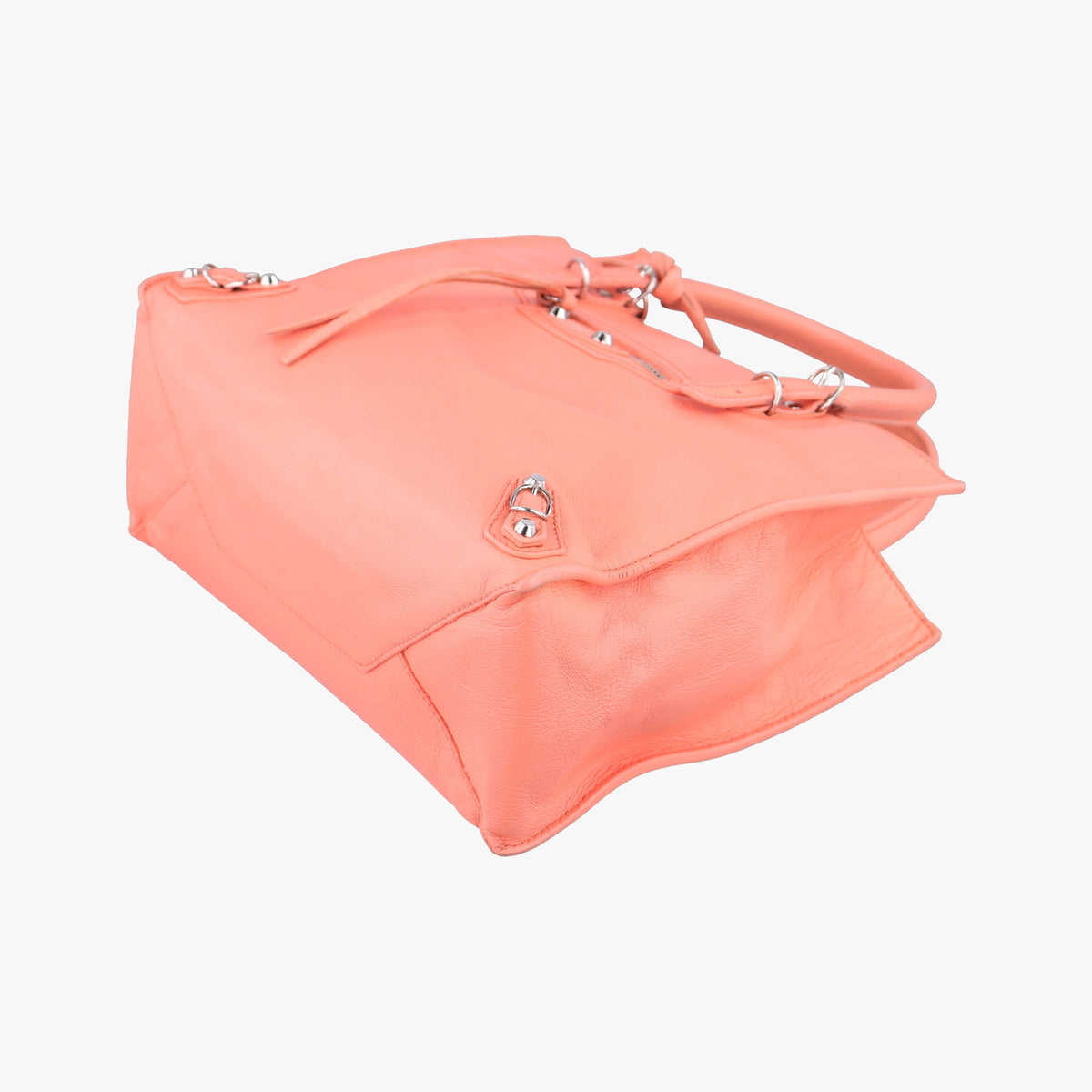 Pre-owned Balenciaga Papier A4 Orange Leather 370926 shoulderbag | stylenewstar
