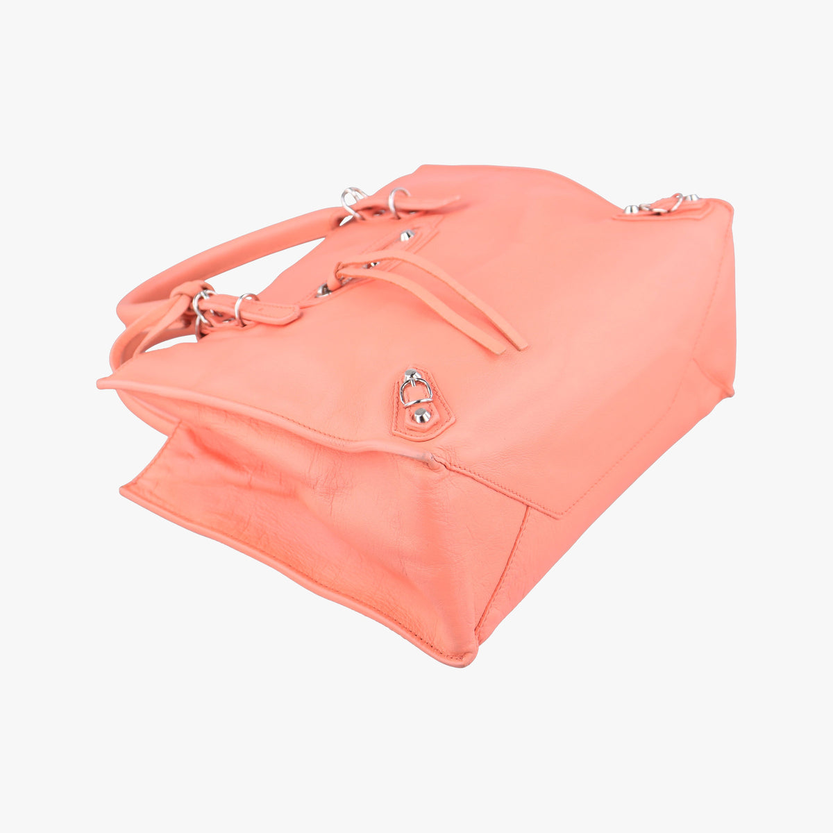 Pre-owned Balenciaga Papier A4 Orange Leather 370926 shoulderbag | stylenewstar