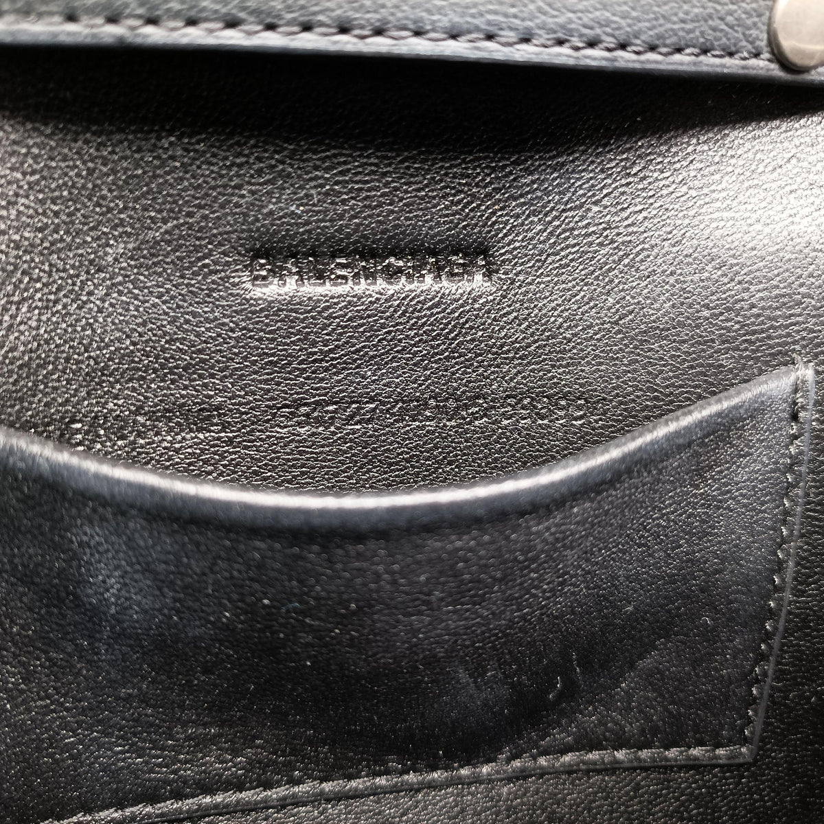 Pre-owned Balenciaga Sneakerhead Black×white fabric  shoulderbag | stylenewstar