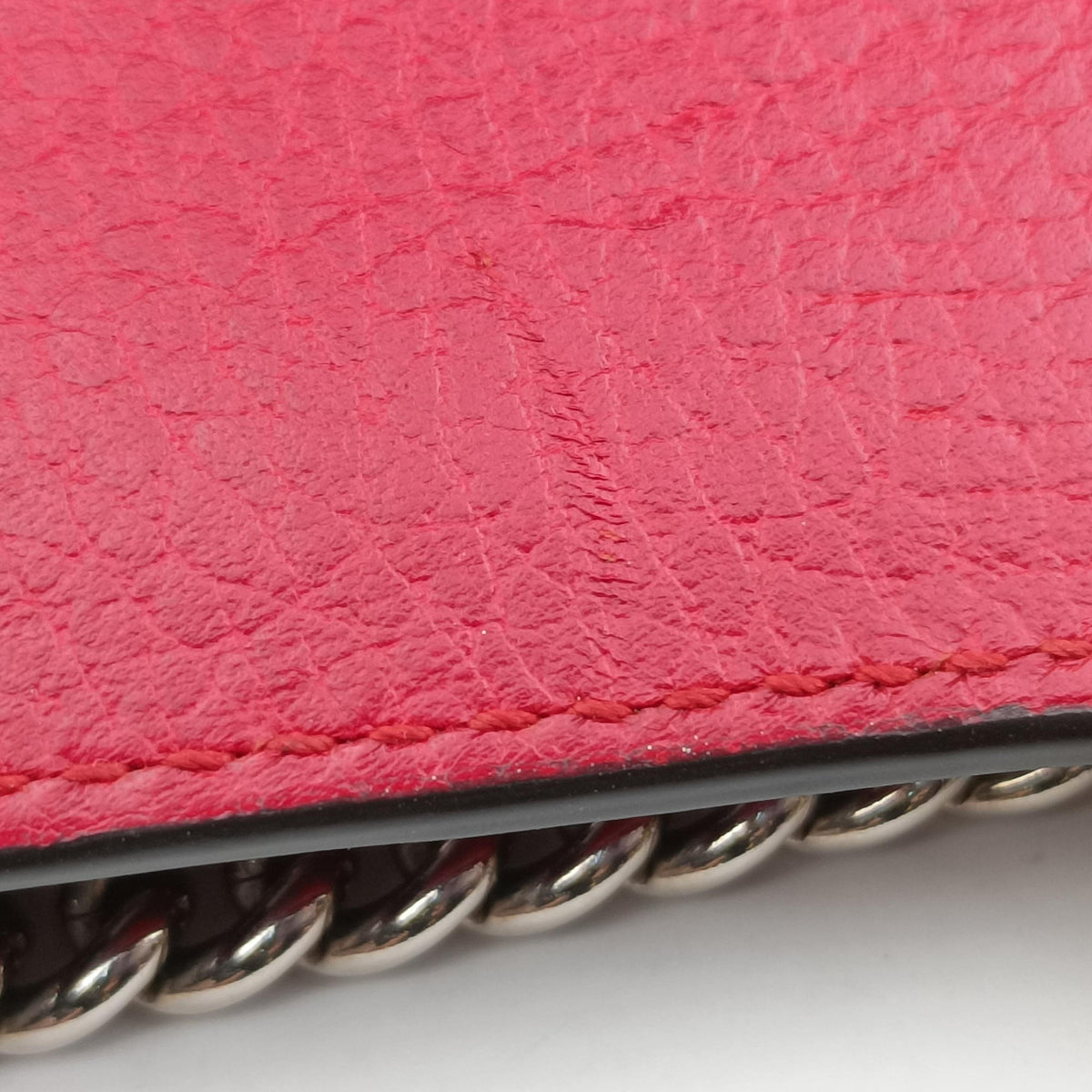Pre-owned Gucci Dionysus Red Leather 401231 shoulderbag | stylenewstar