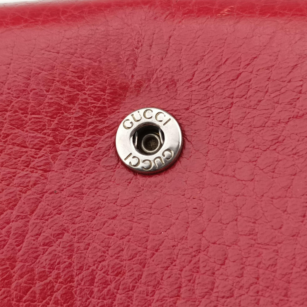 Pre-owned Gucci Dionysus Red Leather 401231 shoulderbag | stylenewstar
