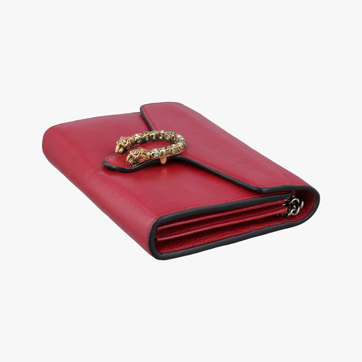 Pre-owned Gucci Dionysus Red Leather 401231 shoulderbag | stylenewstar