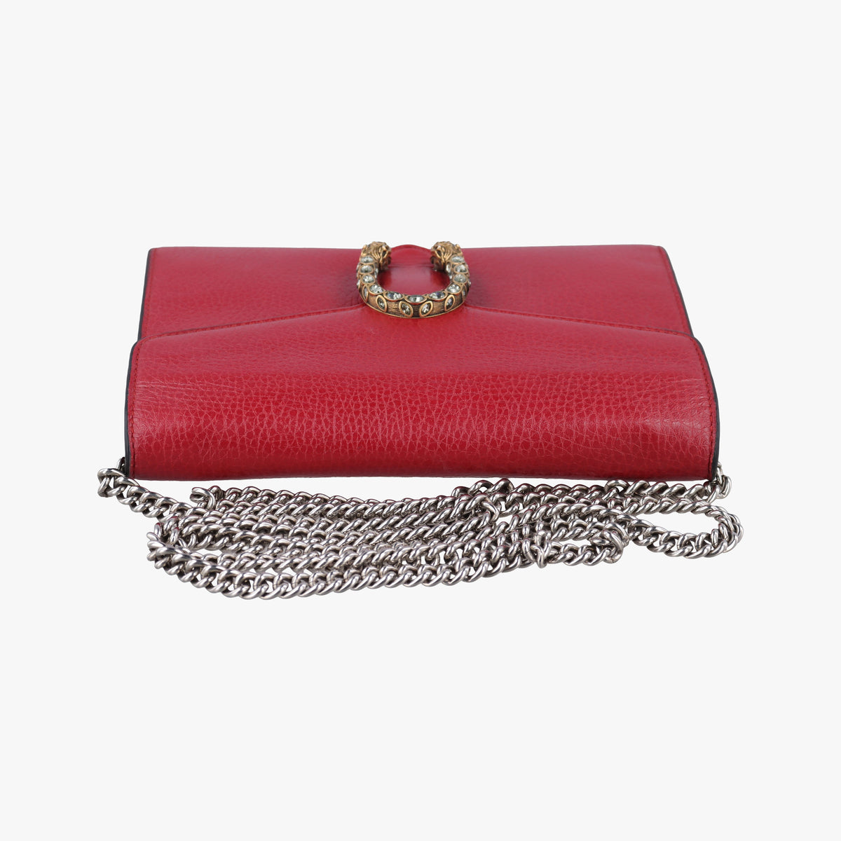 Pre-owned Gucci Dionysus Red Leather 401231 shoulderbag | stylenewstar