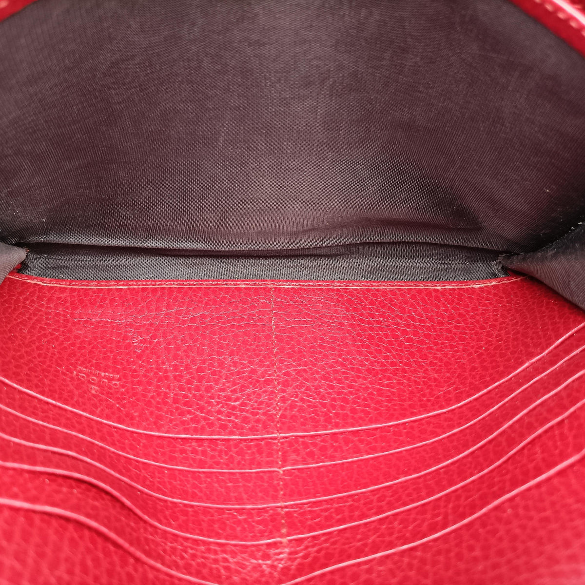 Pre-owned Gucci Dionysus Red Leather 401231 shoulderbag | stylenewstar