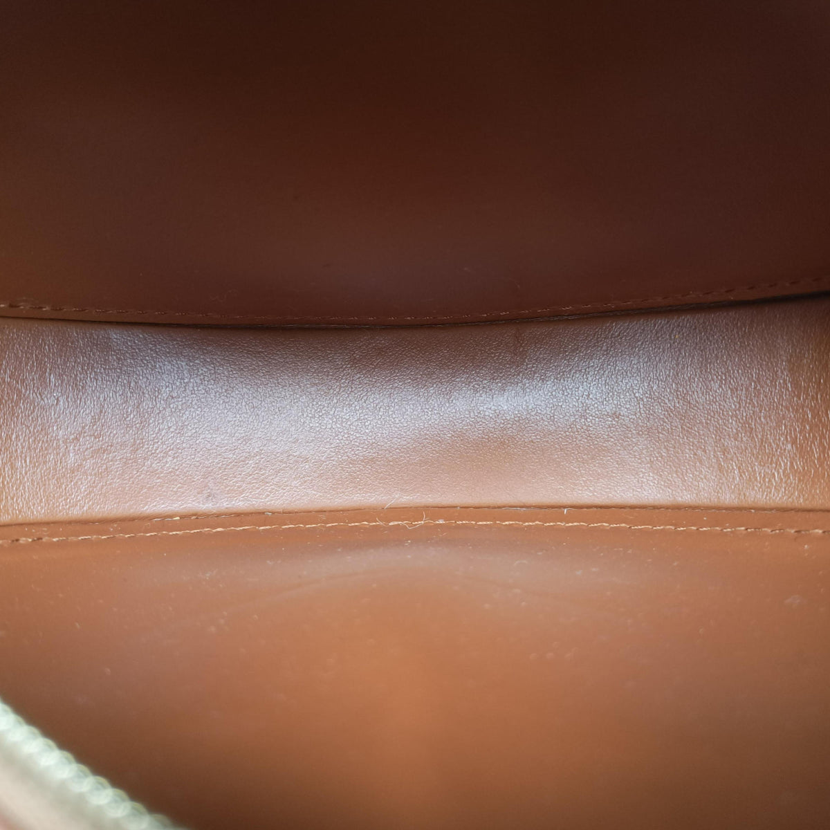 Pre-owned Celine Oval Purse Cuir Triomphe Brown Leather  shoulderbag | stylenewstar