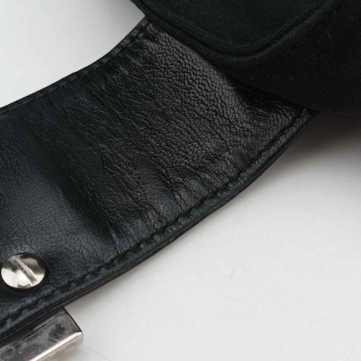 Vintage Fendi croissants Black cloth 26724 shoulderbag | stylenewstar