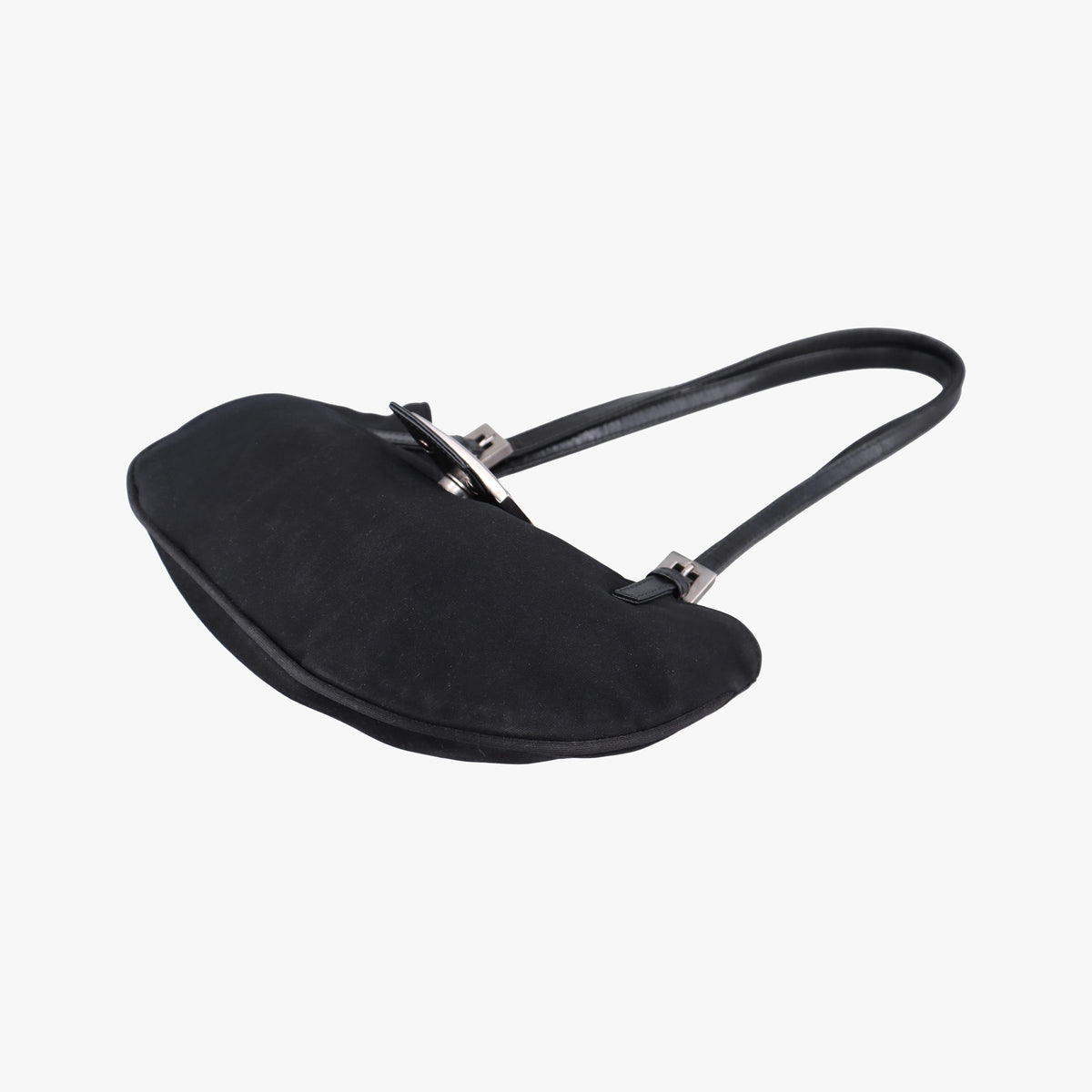 Vintage Fendi croissants Black cloth 26724 shoulderbag | stylenewstar