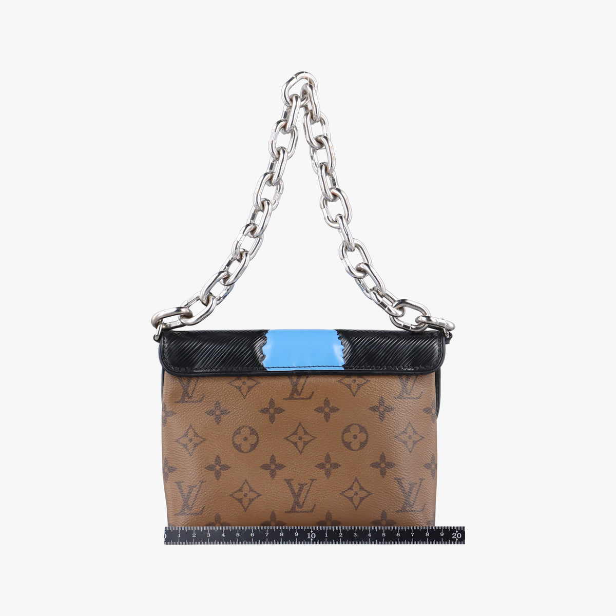 Secondhand Louis Vuitton Pochette Kabuki Mask Brown×MARRON×FUCHSIA Monogram Reverse×Epi M43495 shoulderbag | stylenewstar