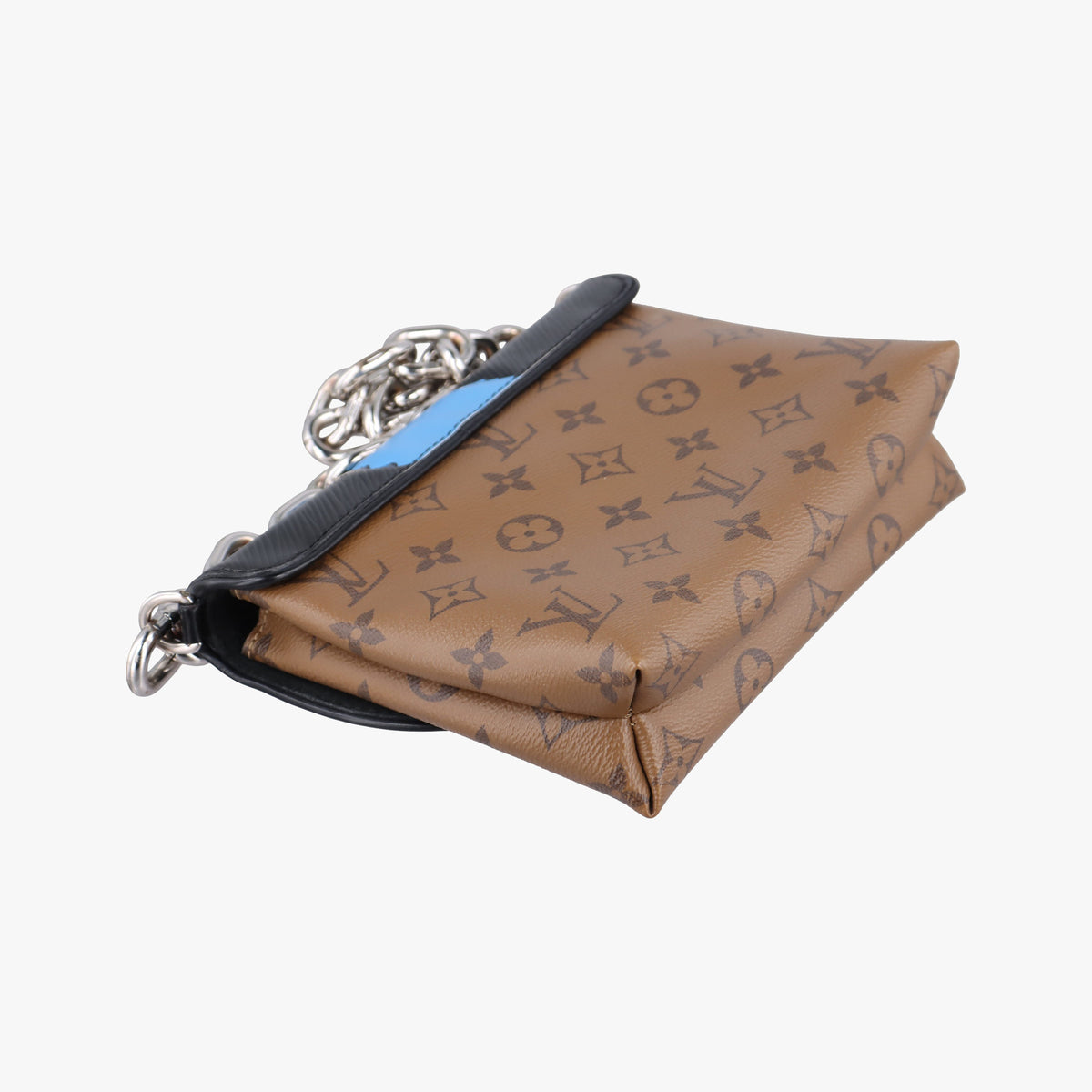 Secondhand Louis Vuitton Pochette Kabuki Mask Brown×MARRON×FUCHSIA Monogram Reverse×Epi M43495 shoulderbag | stylenewstar