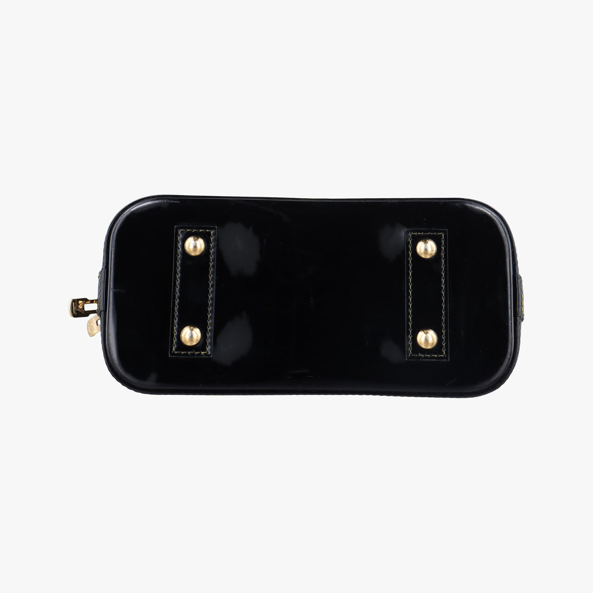 Pre-owned Louis Vuitton Alma BB Black Vernis  handbag | stylenewstar
