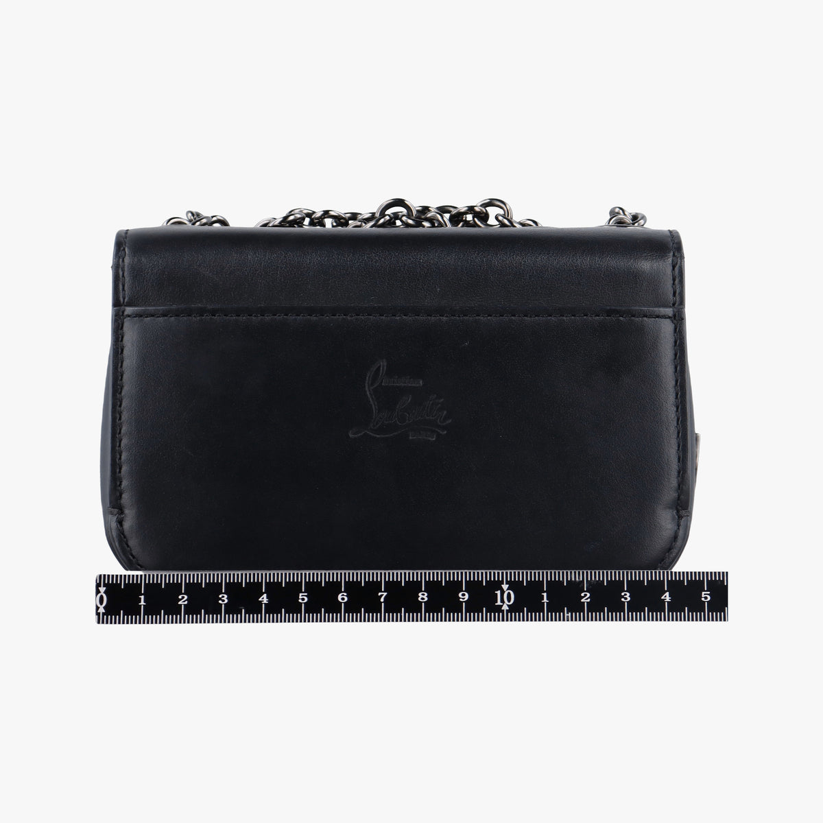 Vintage Christian Louboutin Night Tudor Spikes Small Sweet Charity Black Leather  shoulderbag | stylenewstar